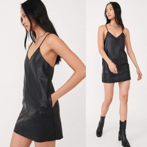 Free People Dresses & Skirts - Free People Slip Into Something Vegan Mini Dress.